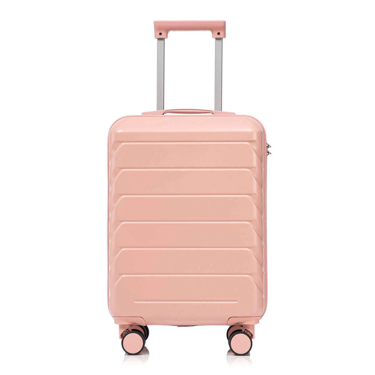 2-Piece ABS Spinner Wheel Luggage Set with Combination Lock