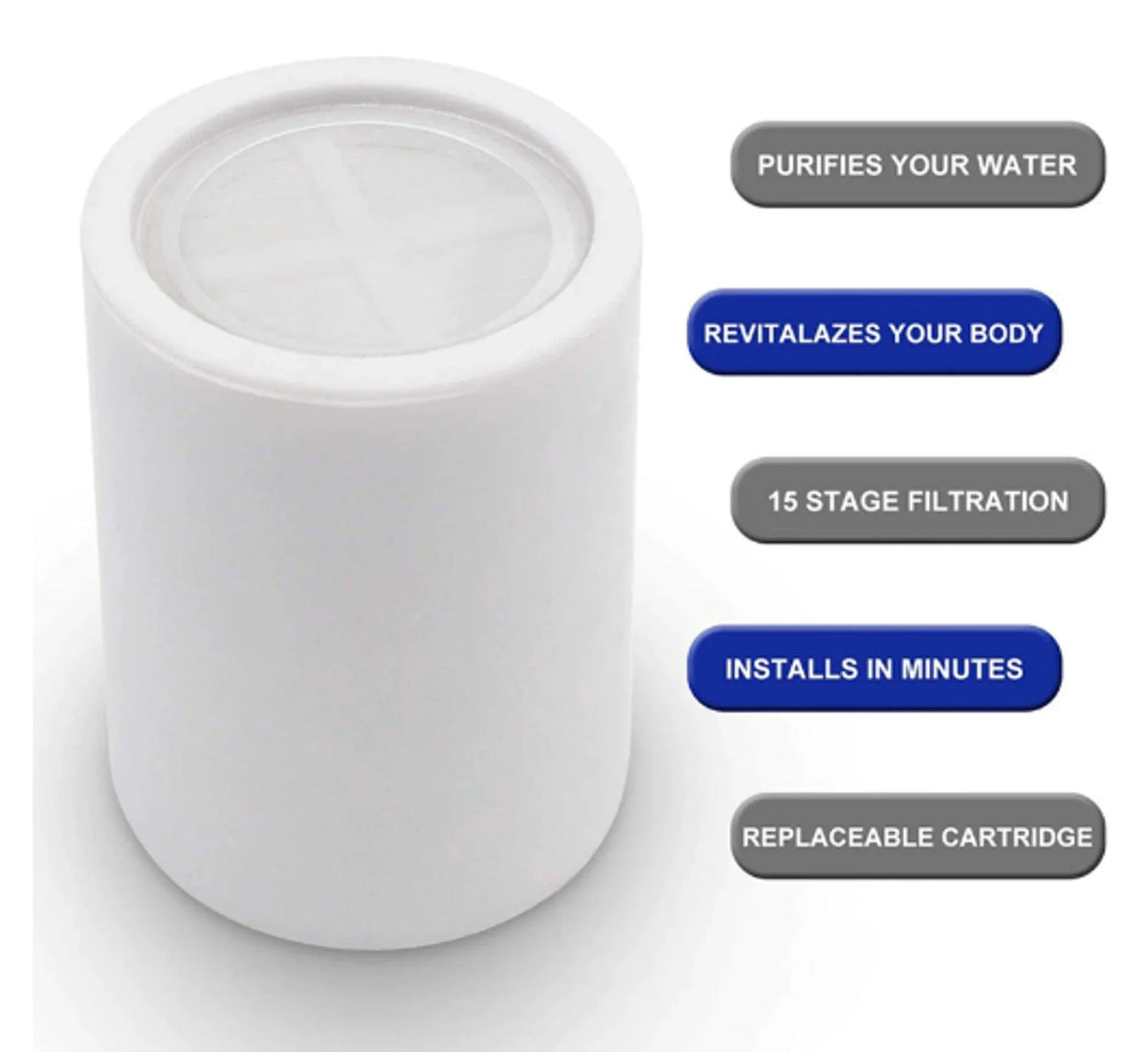 15 Step Spa Shower Filter