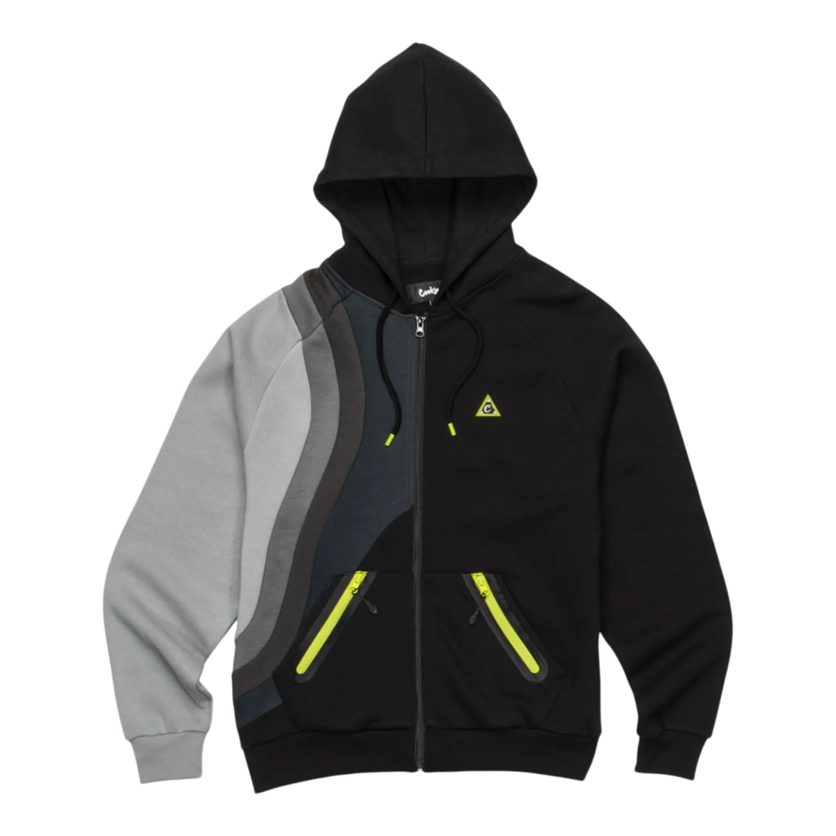 Cookies Ninety Five Tech Fleece Full-Zip Men Black/Lime