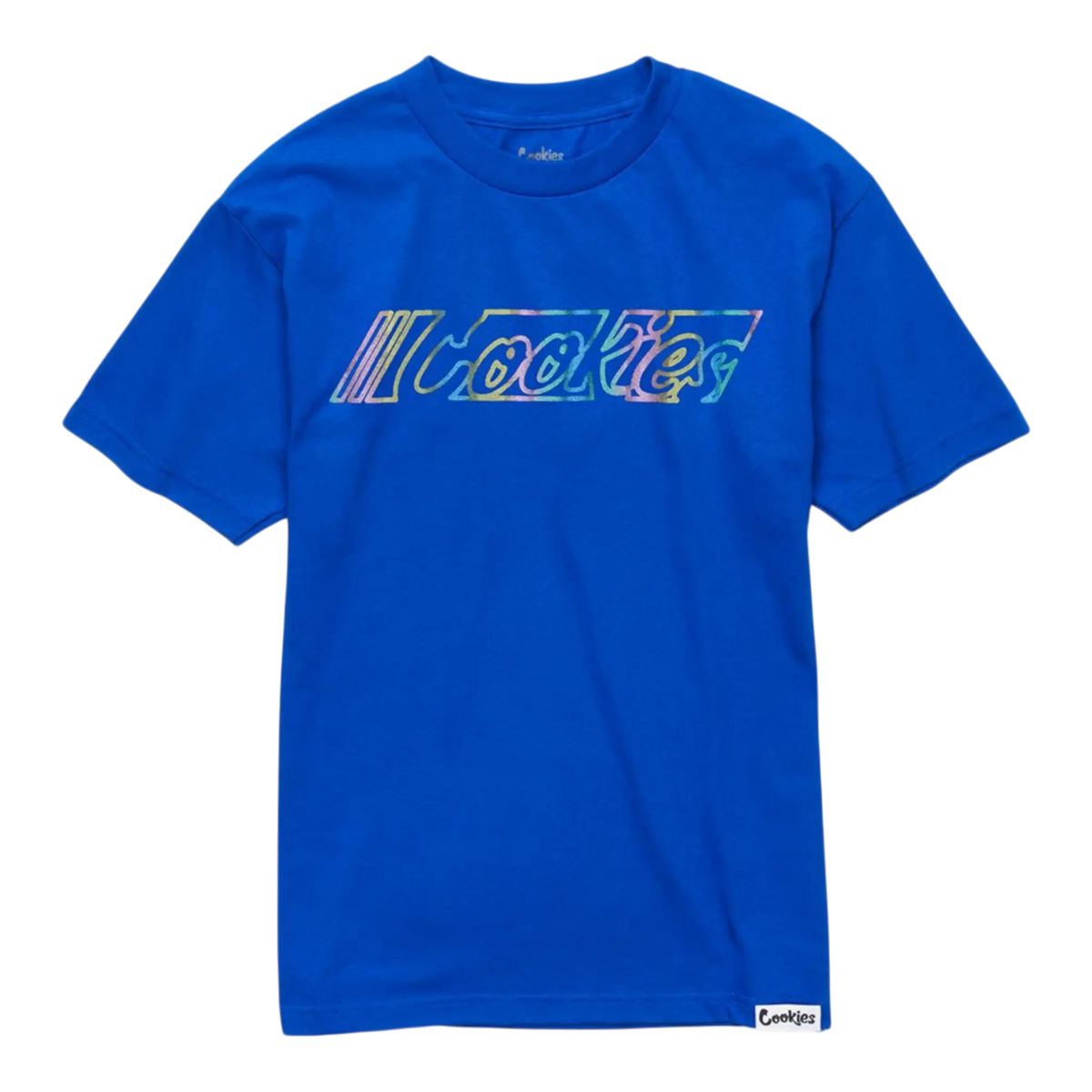 Cookies Gradient Logo T-Shirt Men Royal Blue