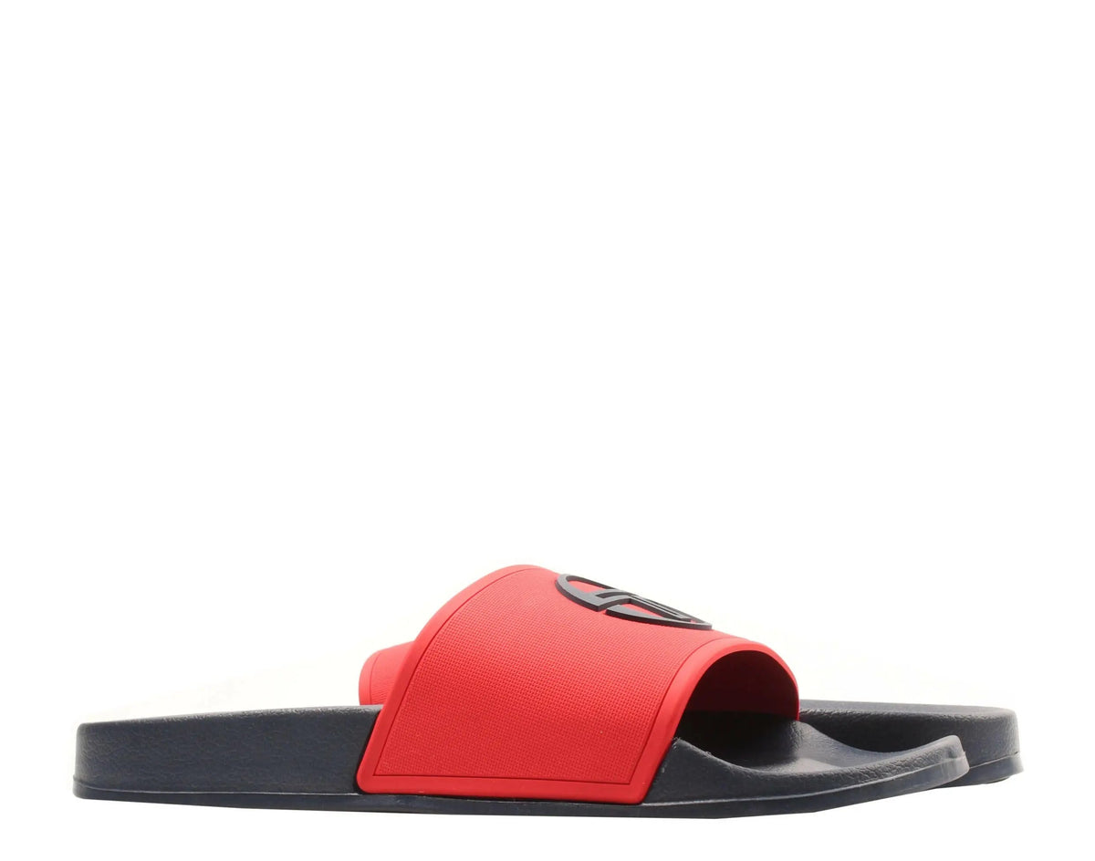 Sergio Tacchini Triods Men Slides Tango Red/Navy