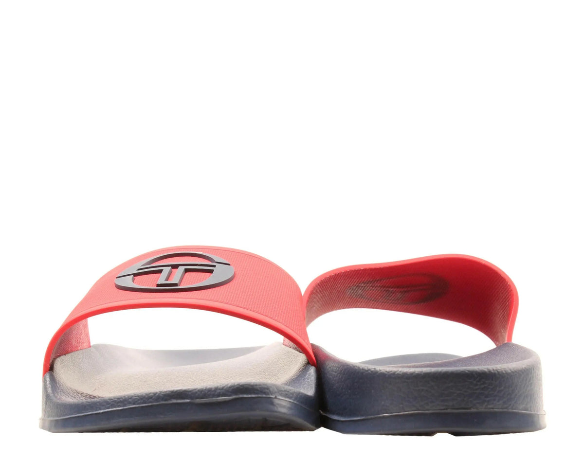 Sergio Tacchini Triods Men Slides Tango Red/Navy