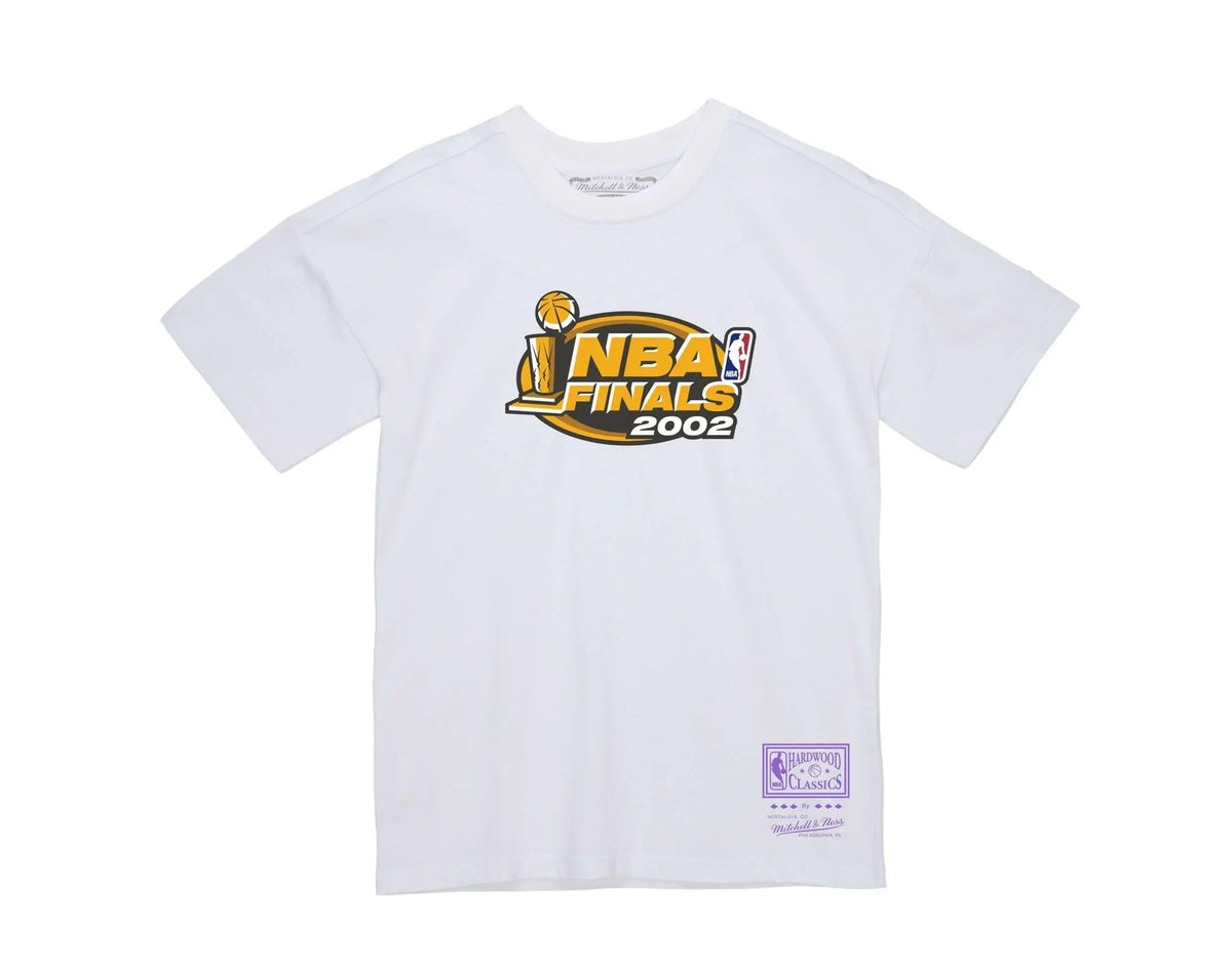 Mitchell & Ness Los Angeles Lakers QS 2002 Finals Men T-Shirt White