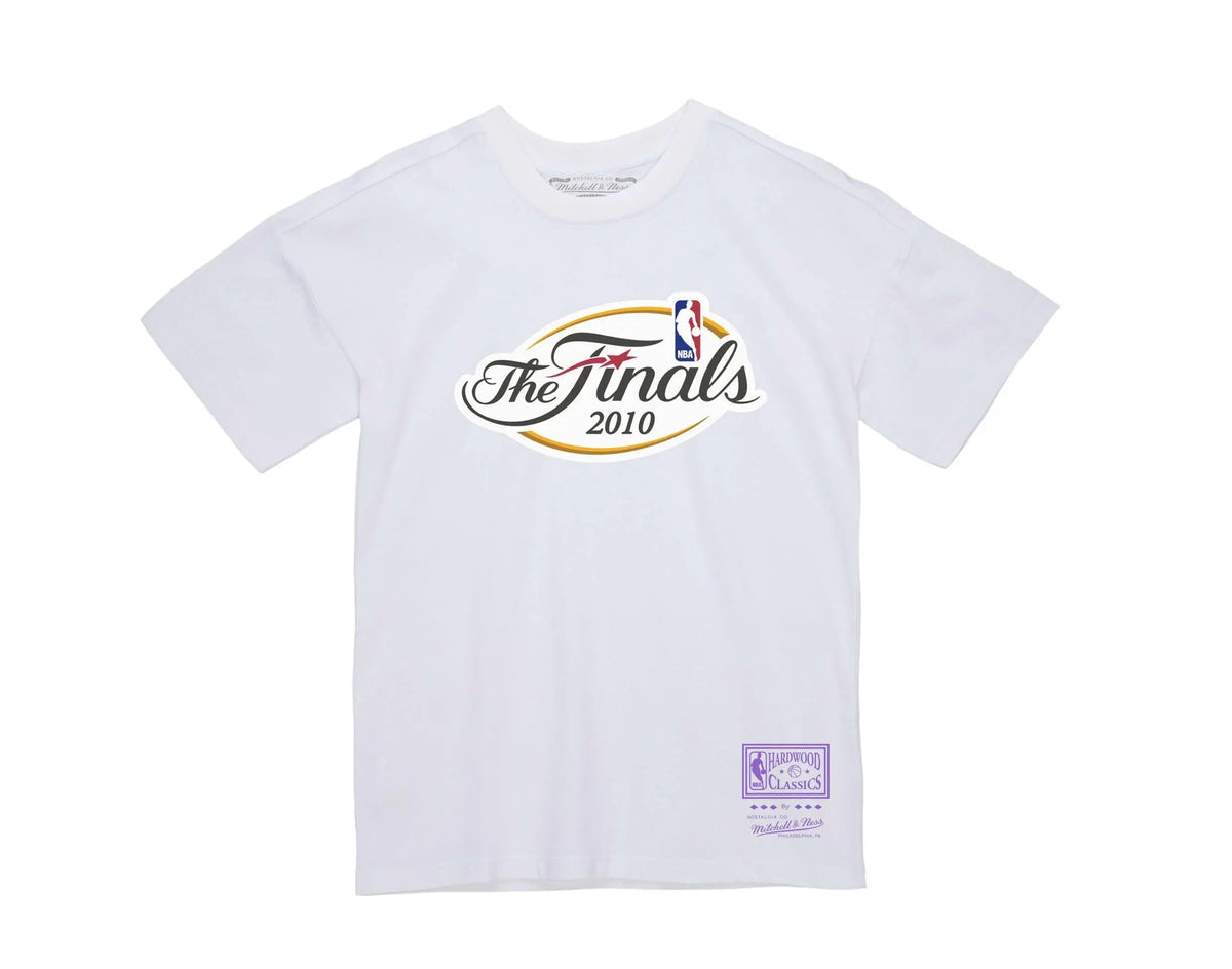 Mitchell & Ness Los Angeles Lakers QS 2010 Finals Men T-Shirt White