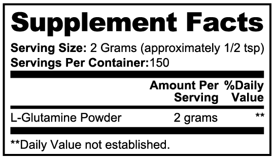 L-Glutamine Powder, 10.6 oz