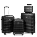 Luggage Sets ABS+PC Hardshell 4pcs Lightweight Durable Suitcases