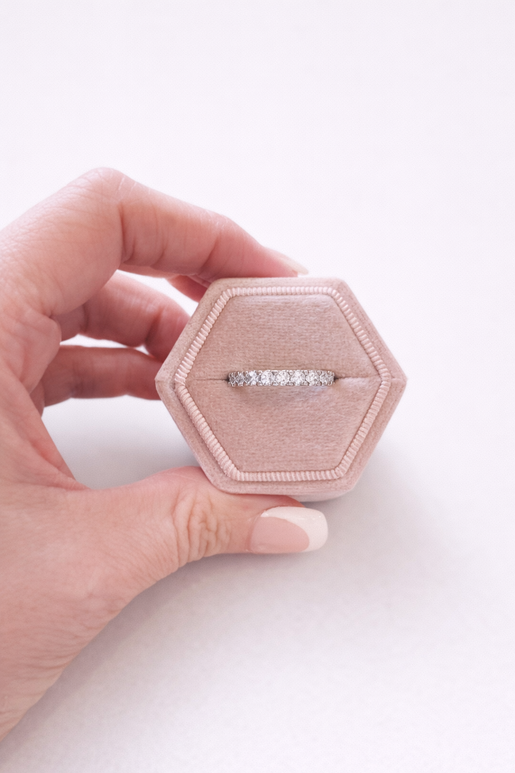 Forever Love Eternity Band- Silver