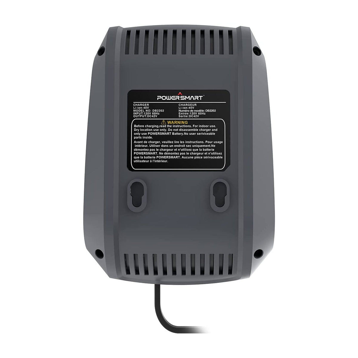 40V 4A Lithium Battery Charger, 40V DC Platform, Replacement Battery Charger DB2202
