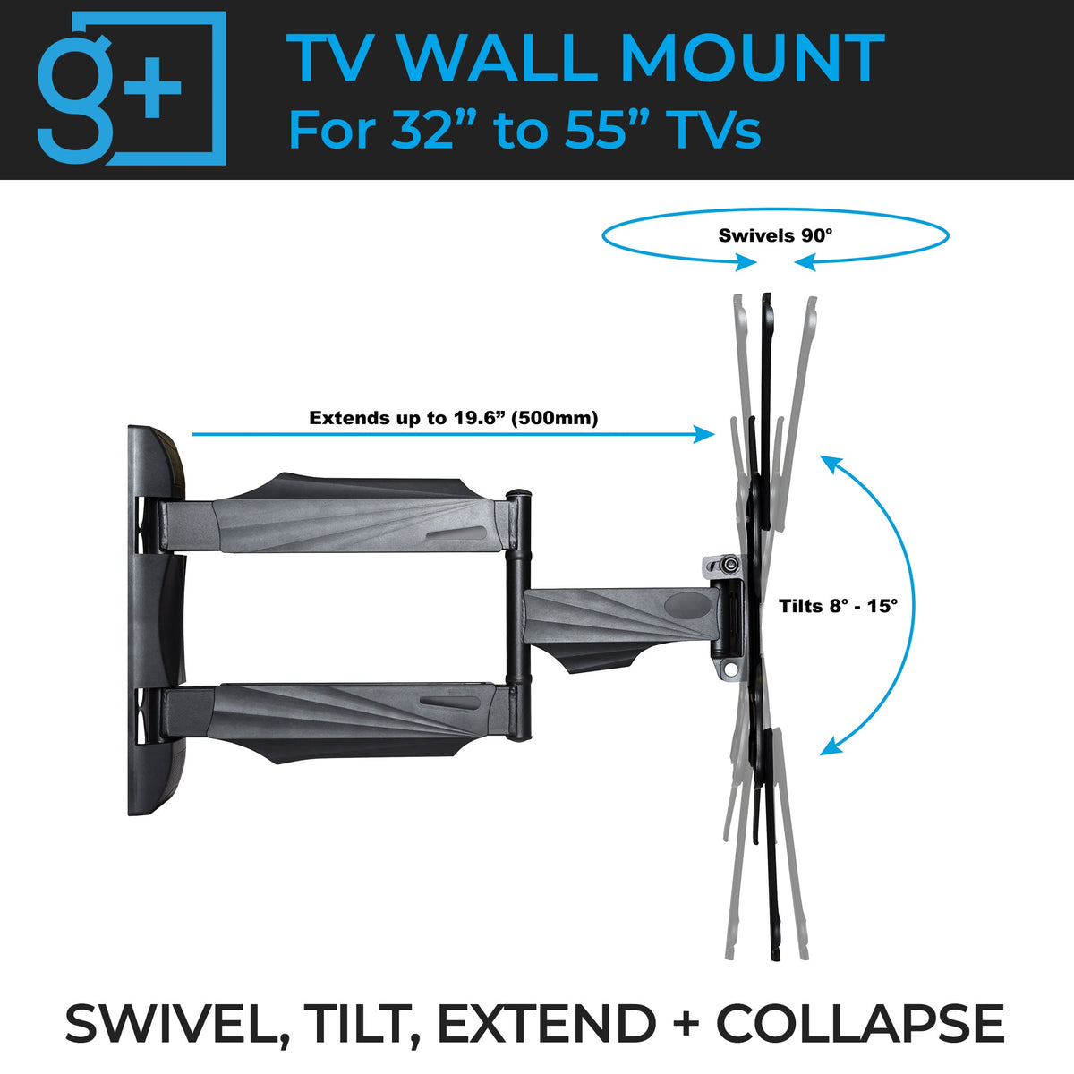 Gadgets+ | Universal TV Wall Mount 32" - 55"