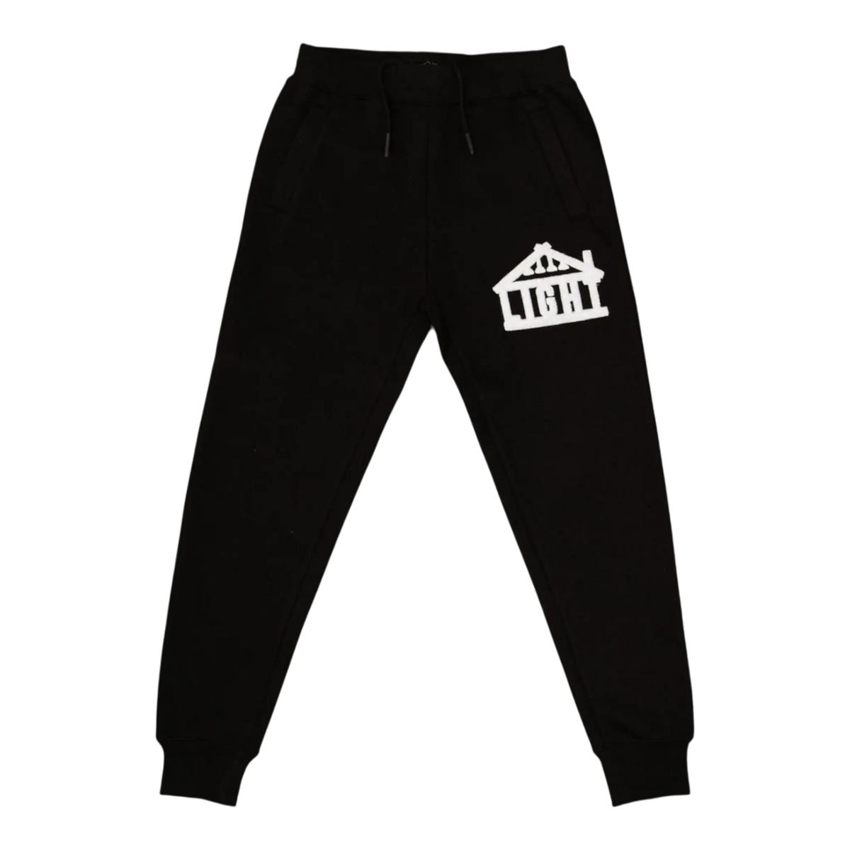 HP Farms Lighthouse Joggers Men’s Sweatpants – Black/White