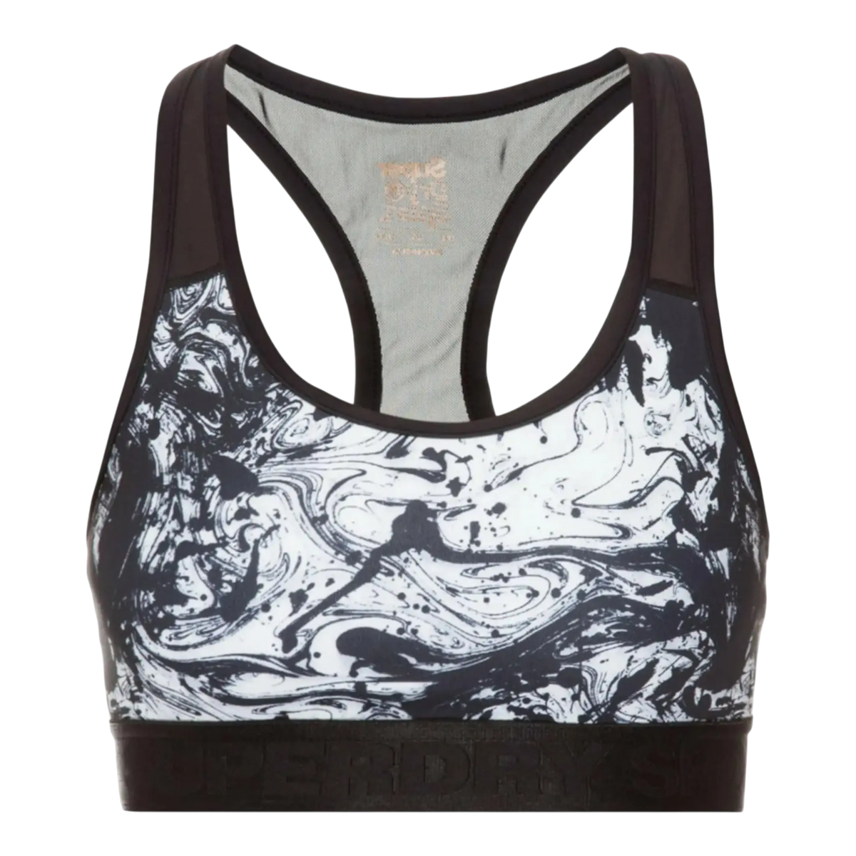 Superdry Active Studio Women Sports Bra Women Sports Bra Mono Print