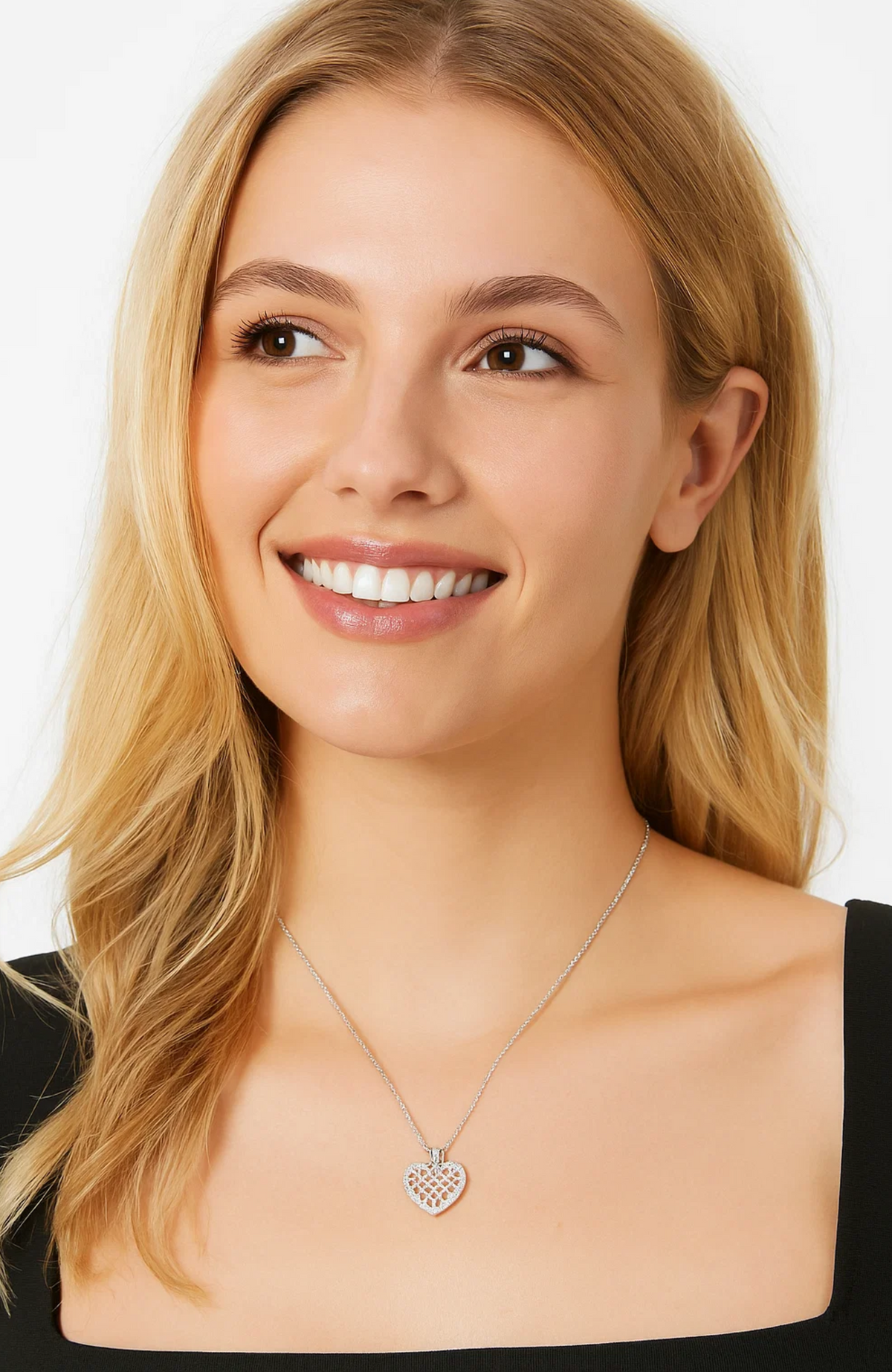 Crystal Heart Necklace