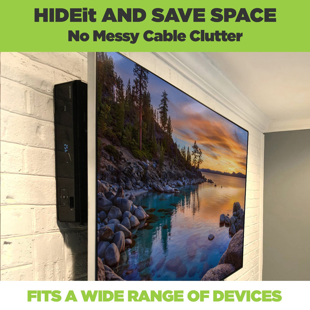 HIDEit Uni-M | Adjustable PS3 & PS4 Wall Mount