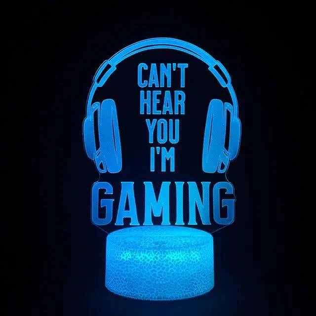 3D LED RGB Gamer Light