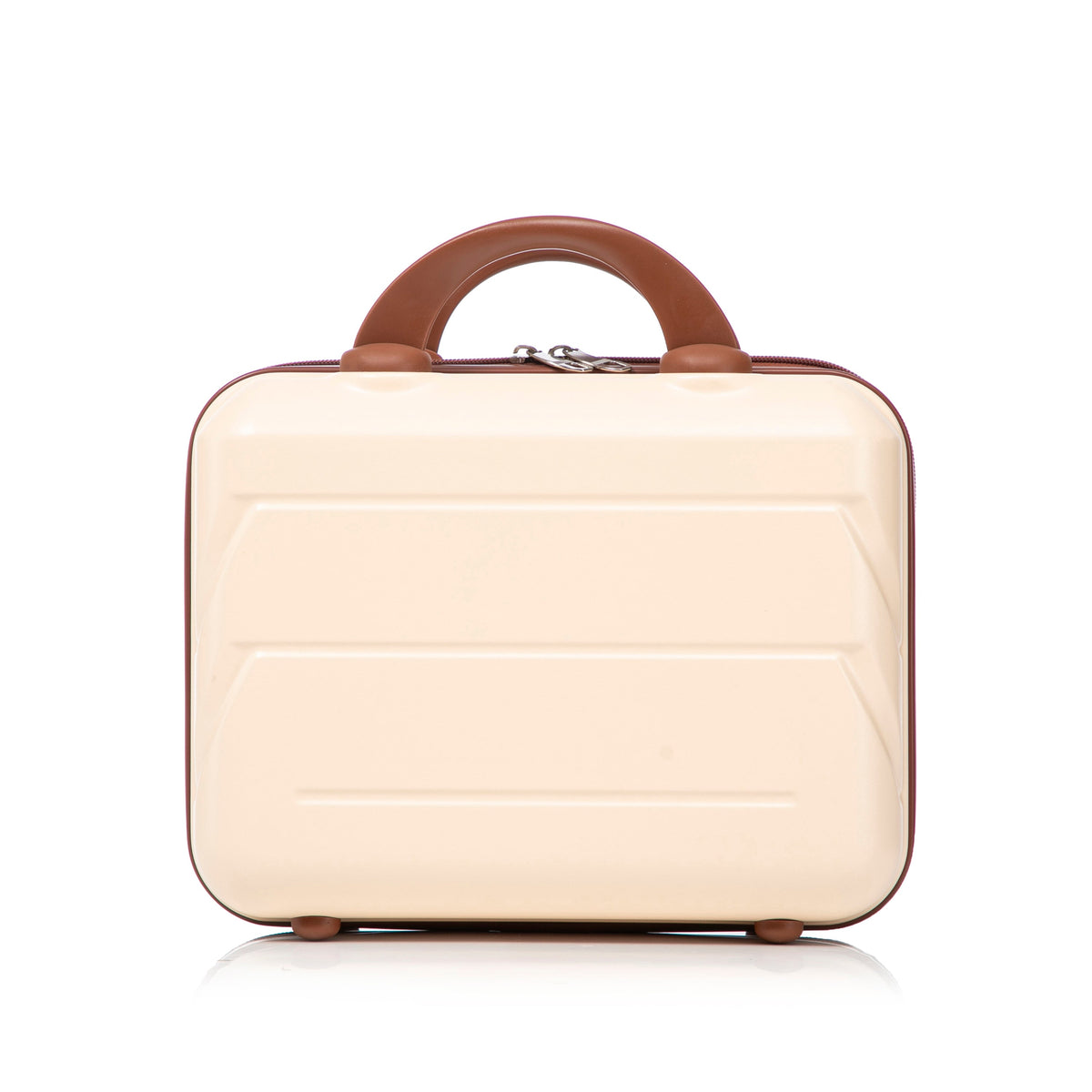 14'/20' 2-Piece ABS Spinner Wheel Luggage Set (Beige)