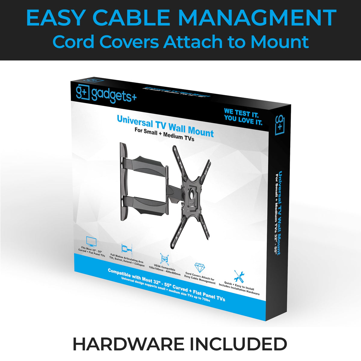 Gadgets+ | Universal TV Wall Mount 32" - 55"