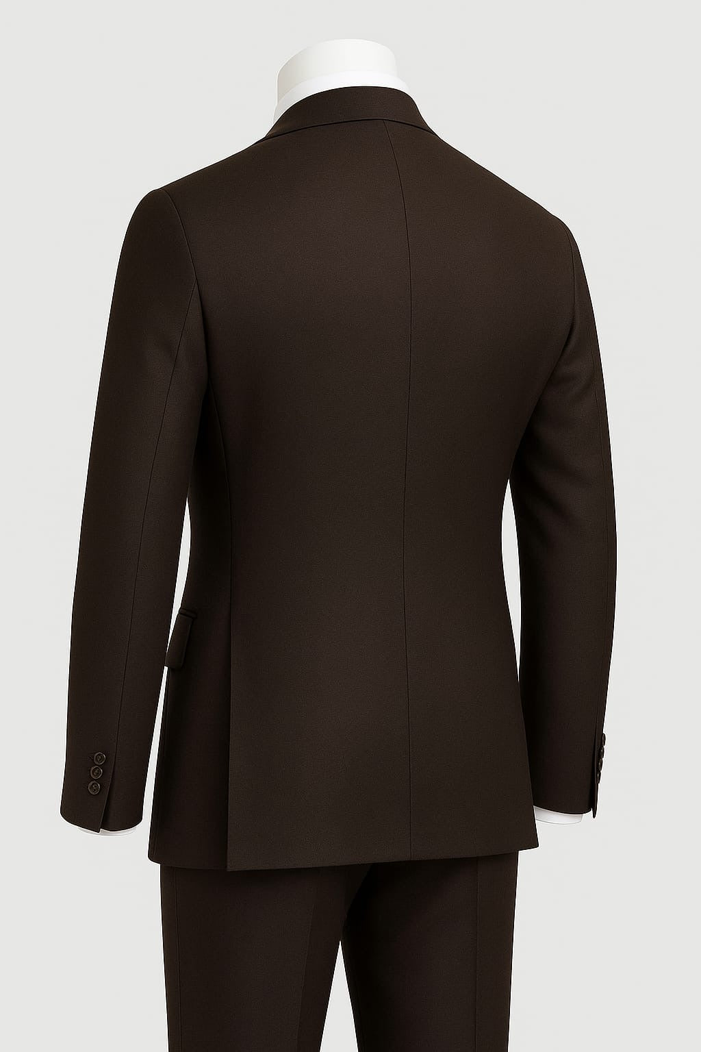 3 Piece TR Suit -  Chocolate brown