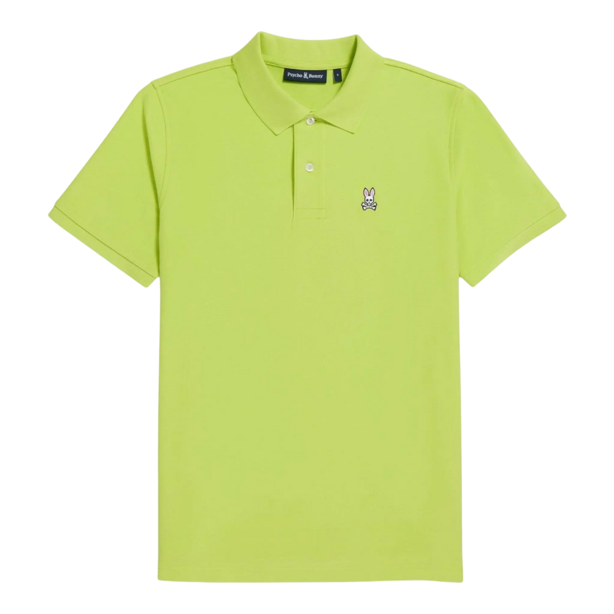 Psycho Bunny Classic Polo Men Polo Shirt Lime Granita