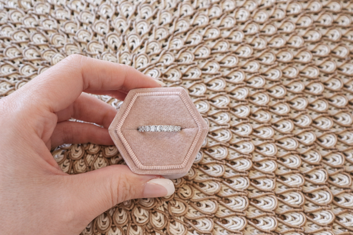 Forever Love Eternity Band- Silver