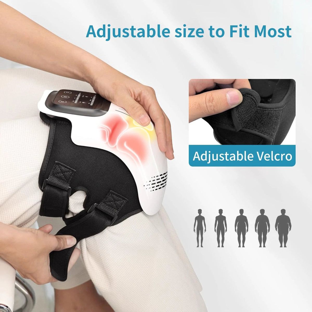 Knee Relief Massager with Heating & Vibration Technology