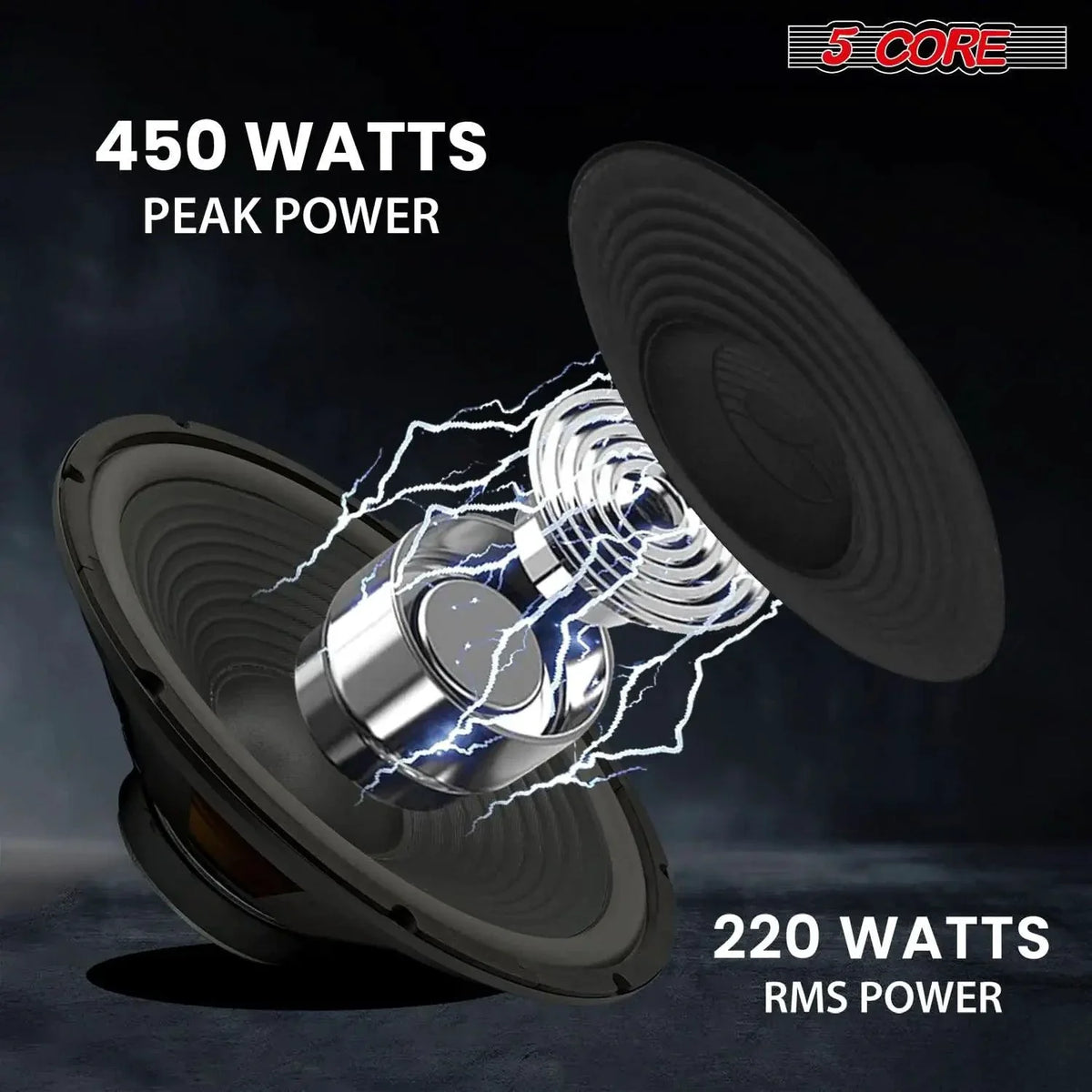 5Core Max Bass 15 Inch Subwoofer 450W 4Ohm