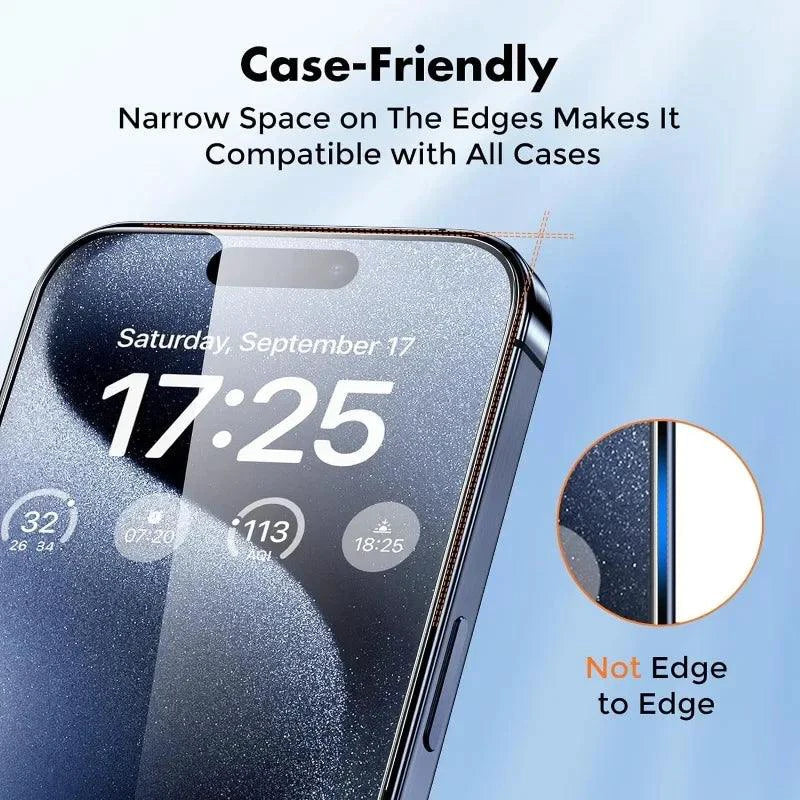 5pcs Tempered Glass Screen Protectors for iPhone 15 Pro Max & 14/13/12/11/16/7/8/X/XR/XS Max/Mini - Ultimate Protection