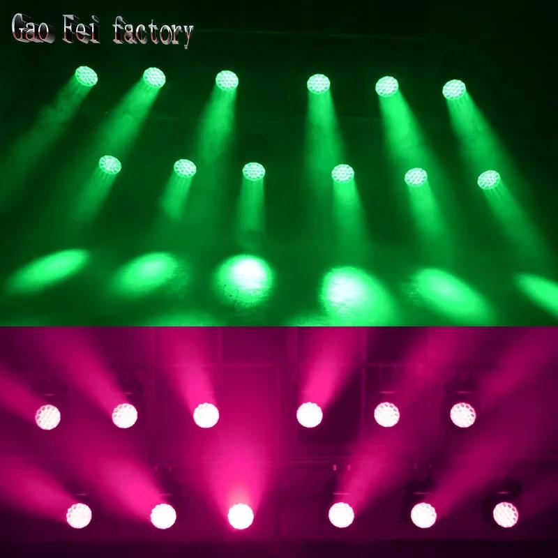 4-In-1 RGBW DJ Moving Head Lights with Flight Case