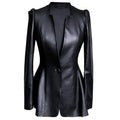 Short Women's Leather Jacket - Effortless Style