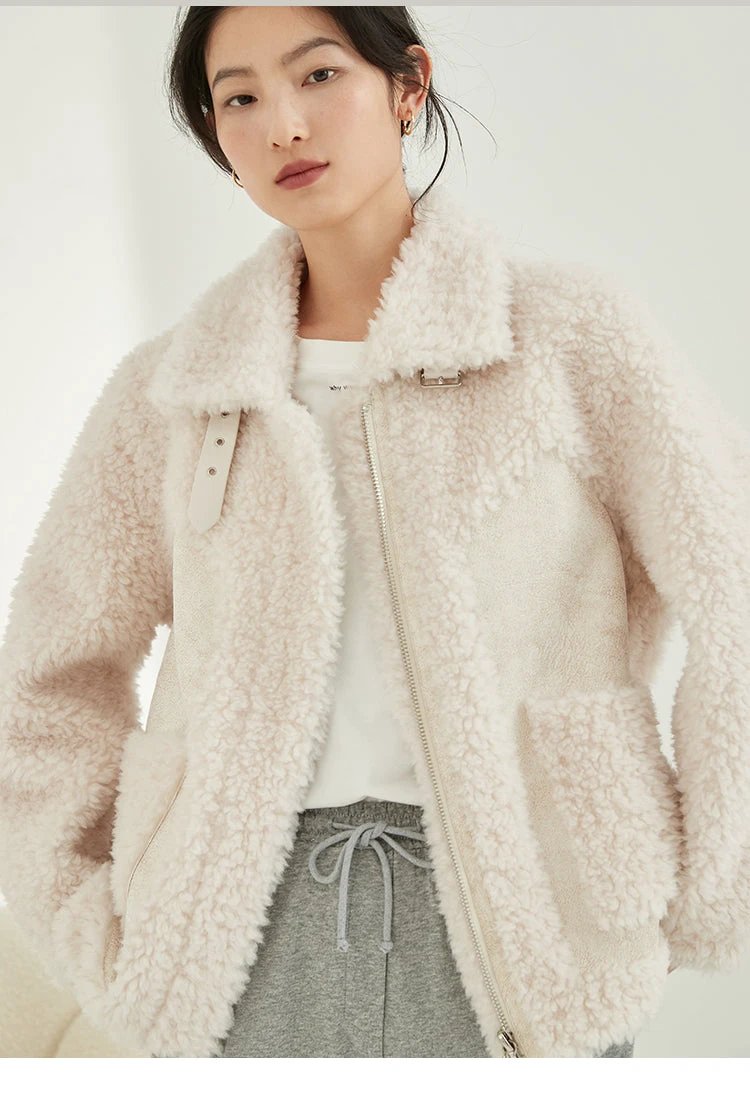 Luxurious Women's Sheep Shearling Coat