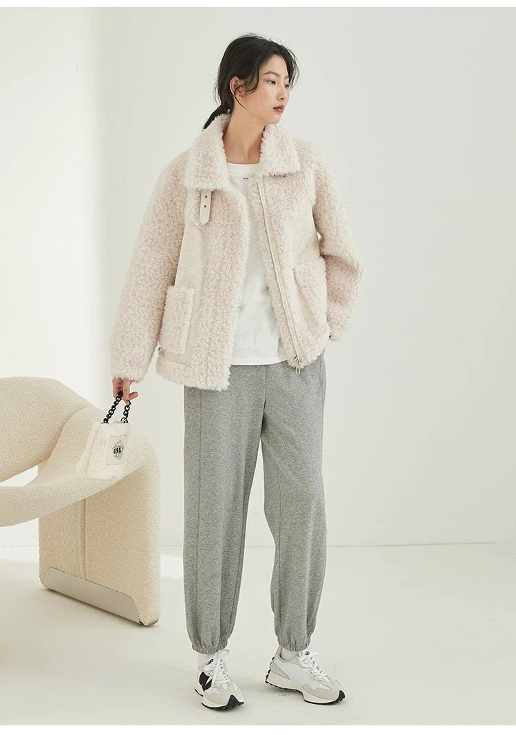Luxurious Women's Sheep Shearling Coat