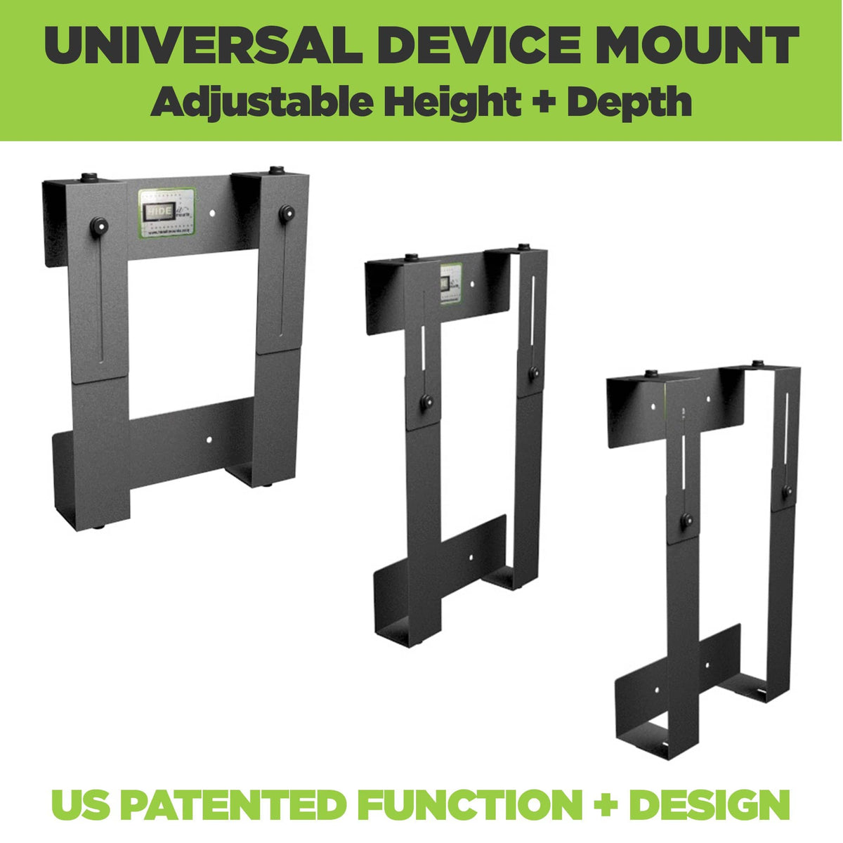 HIDEit Uni-NSM | Adjustable Network Switch Mount