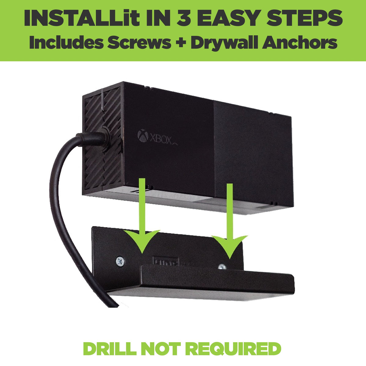 HIDEit Uni-PB | Universal Power Brick Wall Mount
