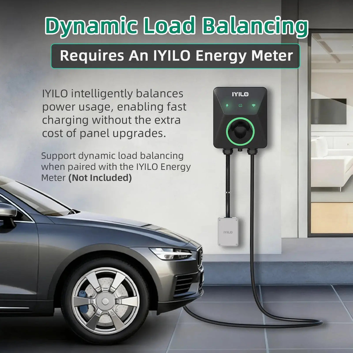 IYILO Level 2 Charger J1772 Wall-mounted Hardwired - 48A