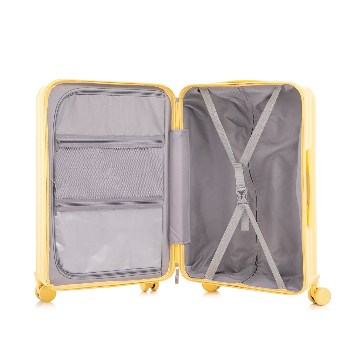 20'/24'/28' ABS Spinner Wheel Luggage Set with USB Port & Cup Holder