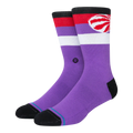 Stance Raptors ST Men Crew Socks Purple/Red