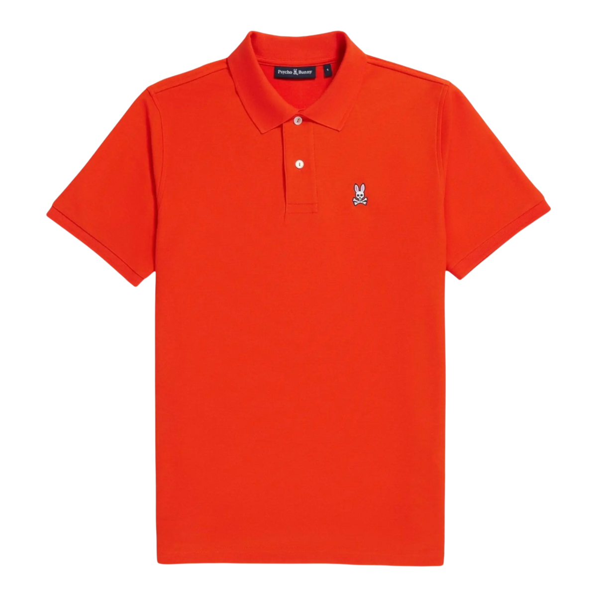 Psycho Bunny Classic Polo Men Polo Shirt Tangerine Tango