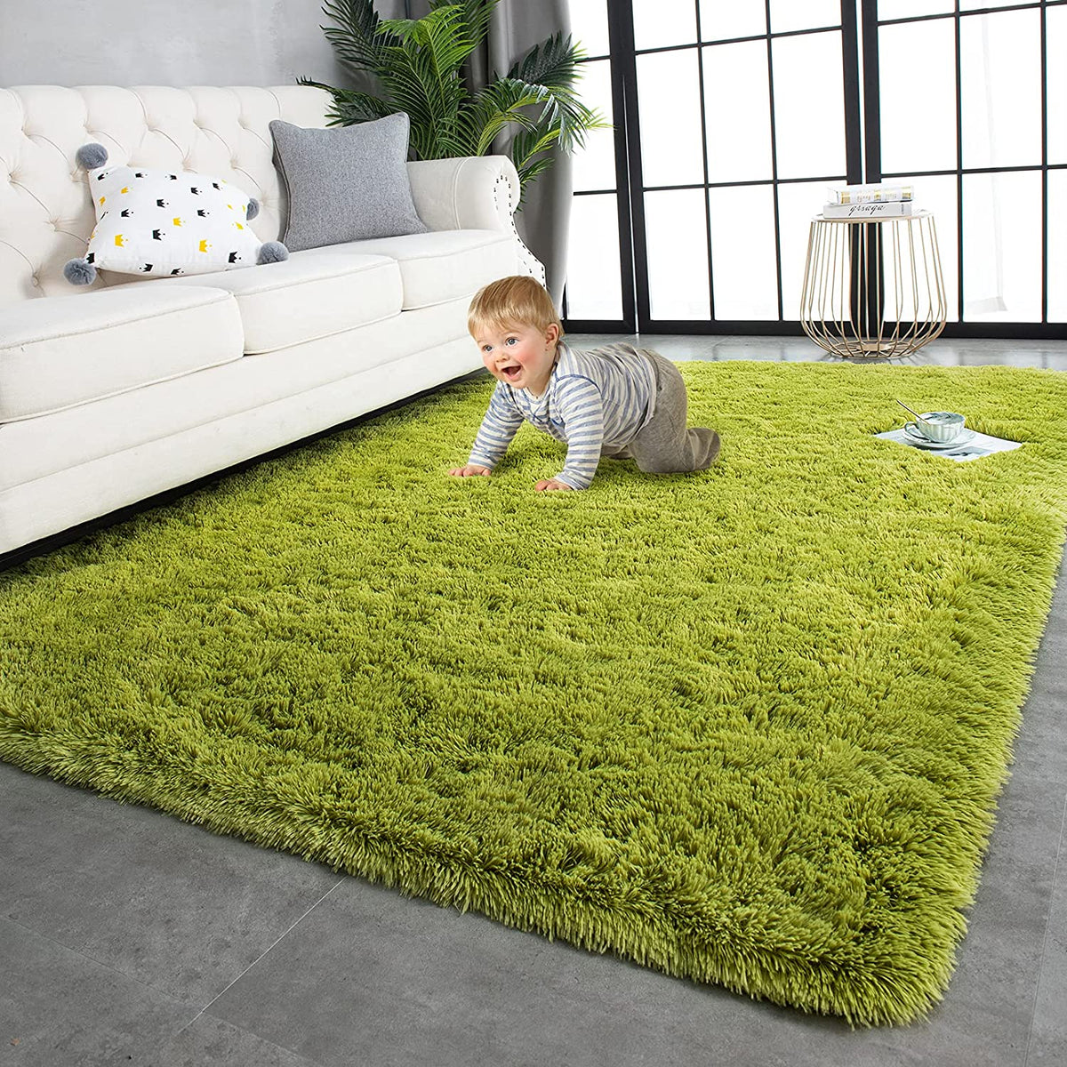 Luxurious Plush Carpets: Ultra-Soft Modern Area Rugs for Stylish Living Rooms, Playful Children's Bedrooms, and Chic Home Decor
