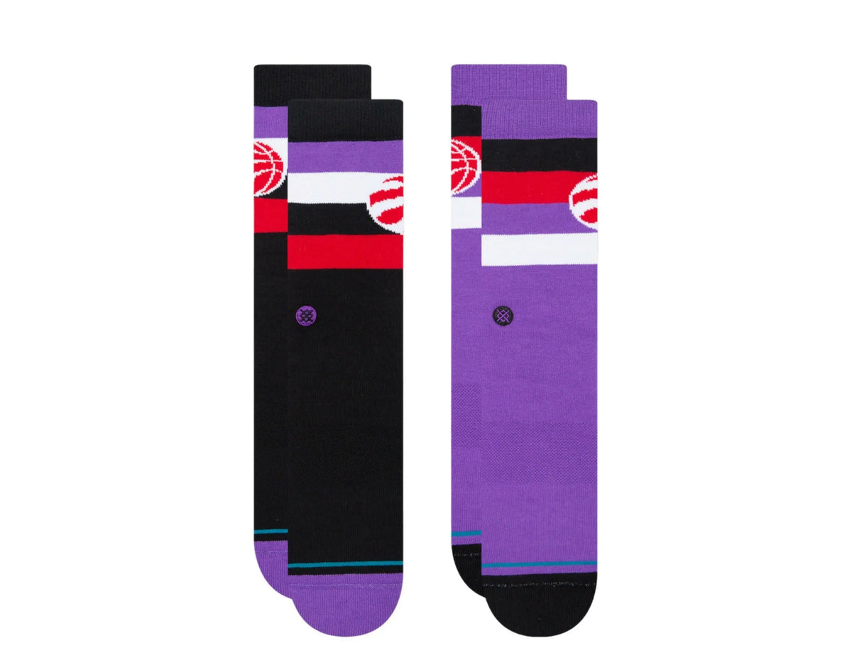 Stance Raptors ST Men 2-Pack Crew Socks Purple/Black/Red