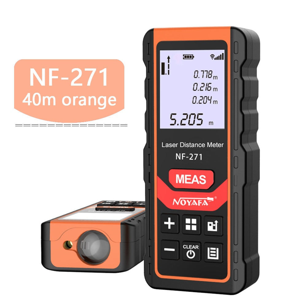 Laser Distance Meter: Precision Electronic Roulette and Digital Rangefinder for Accurate Measurements - Metro Laser Range Finder Measuring Tape Device Tool