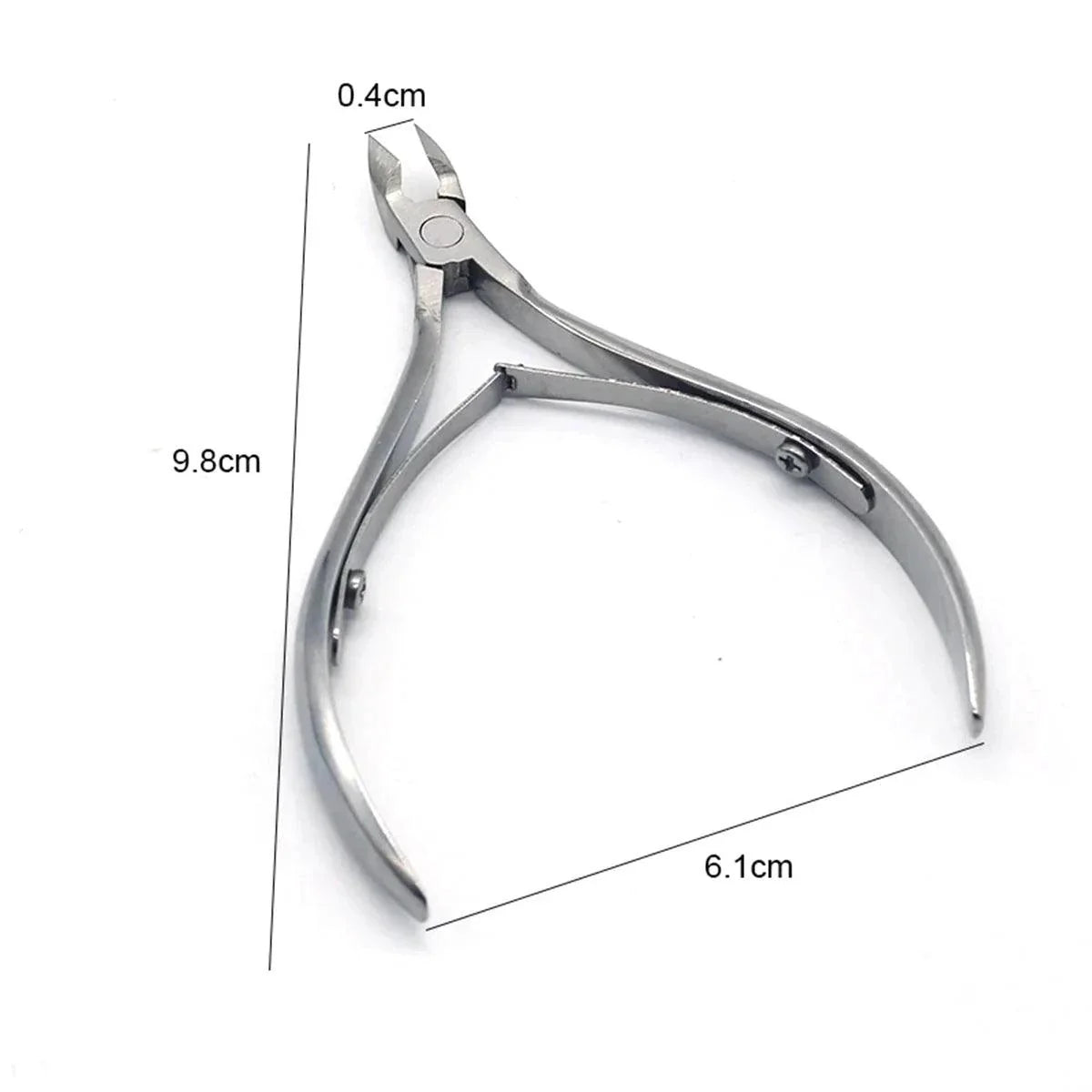 4 Pcs/Set Professional Stainless Steel Nail Cutter Scissor Nippers Muti Function Cuticle Pusher Remover Nail Care Manicure Kits