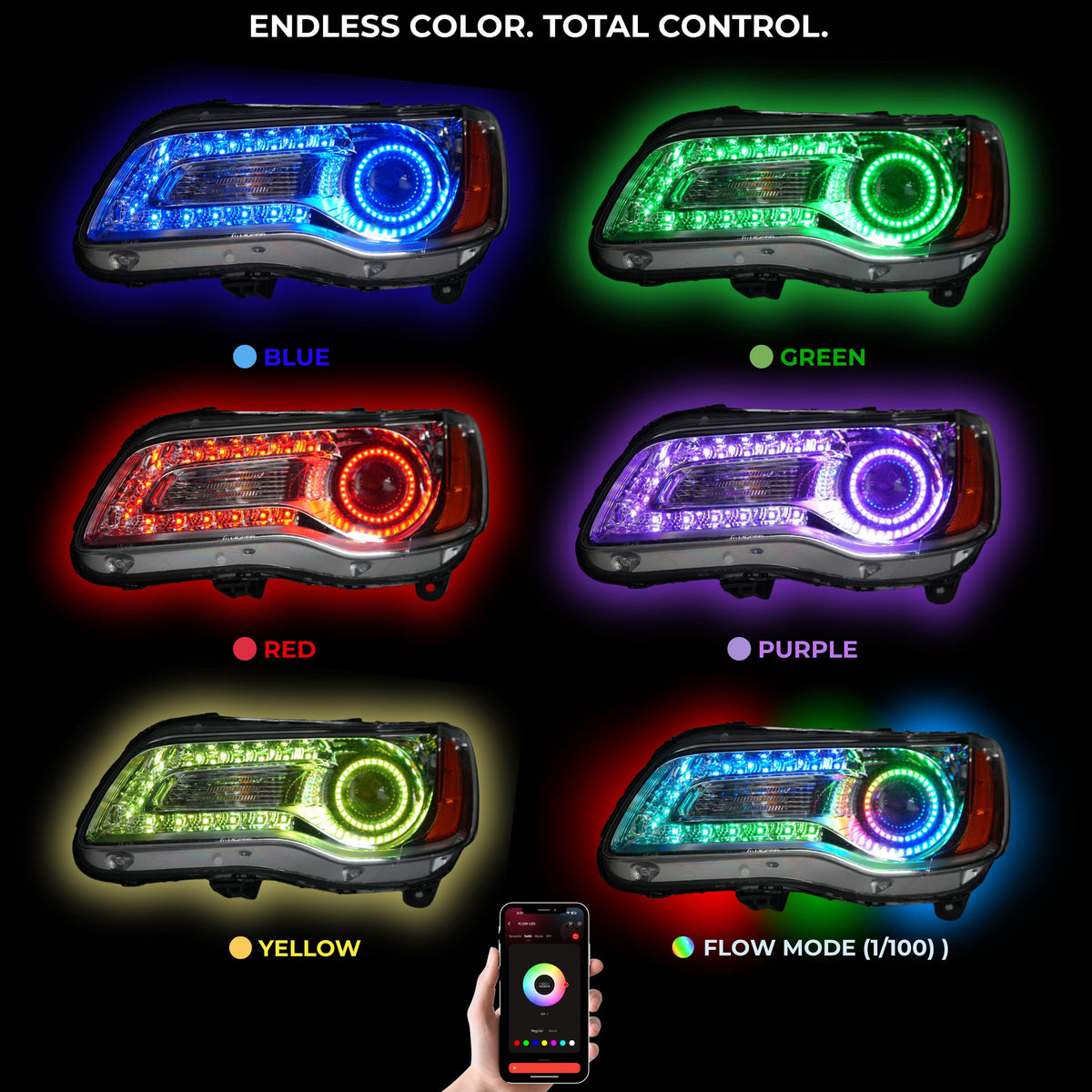 Chrysler 300 Multicolor DRL Boards (2011-2023)