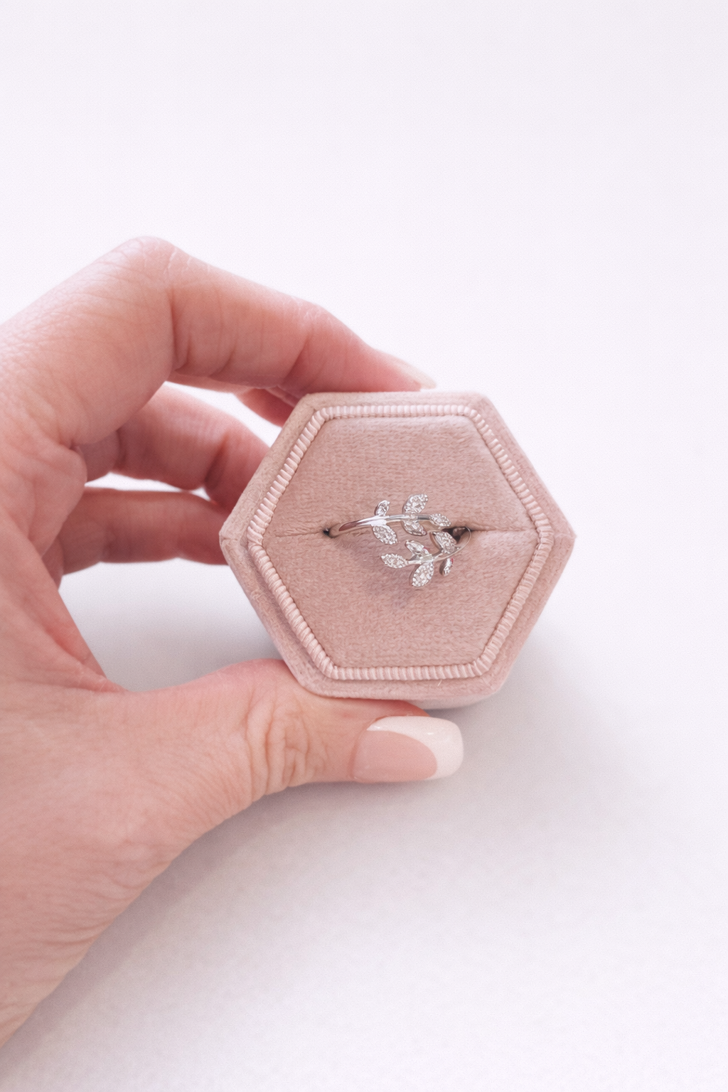 Ivy Twist Adjustable Ring- Silver