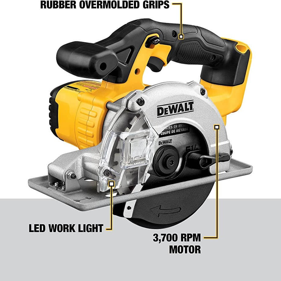 DEWALT DCS373B 20V MAX* Lithium Ion Metal Cutting Circular Saw 5-1/2" (Tool Only)