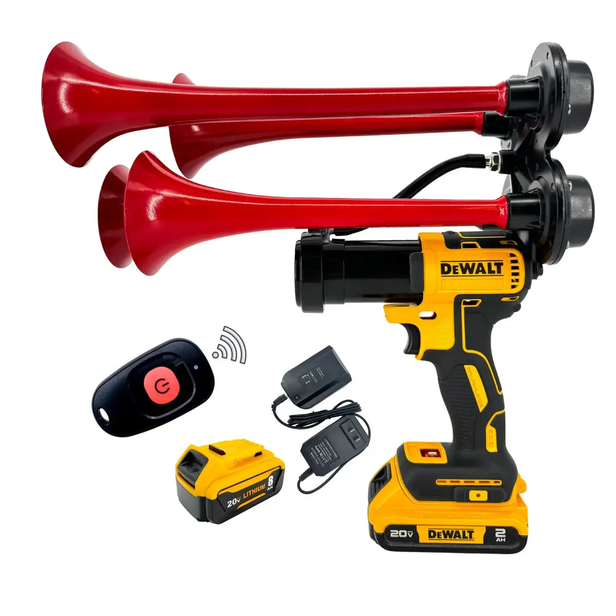 Train Horn for DeWalt Batteries – Quad Pro