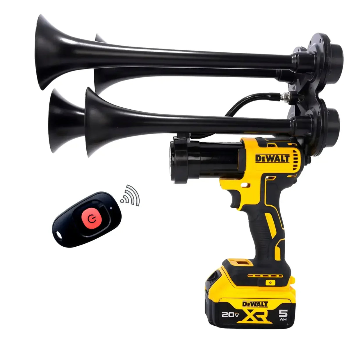 Train Horn for DeWalt Batteries – Quad Pro
