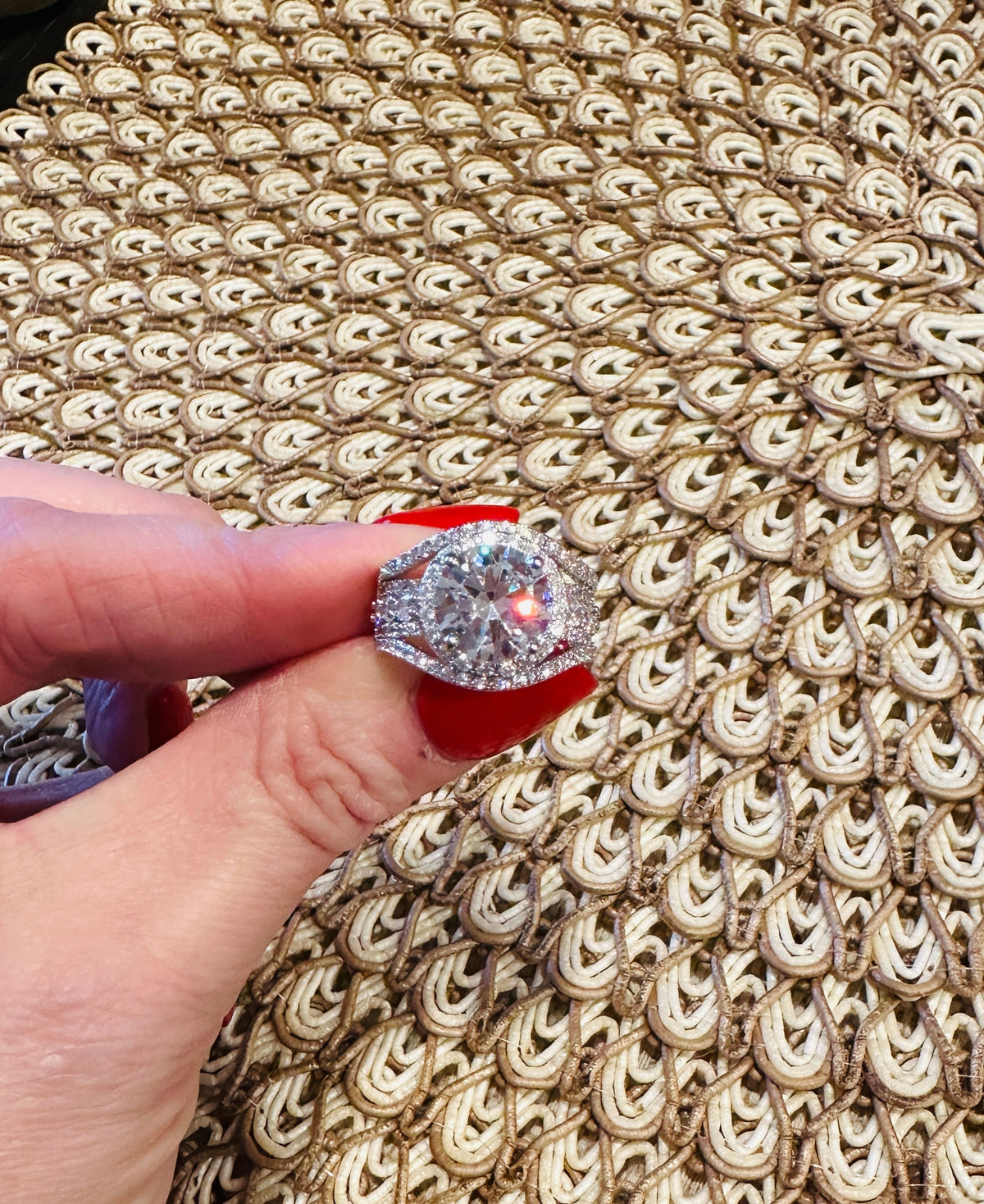 Celeste Halo Ring