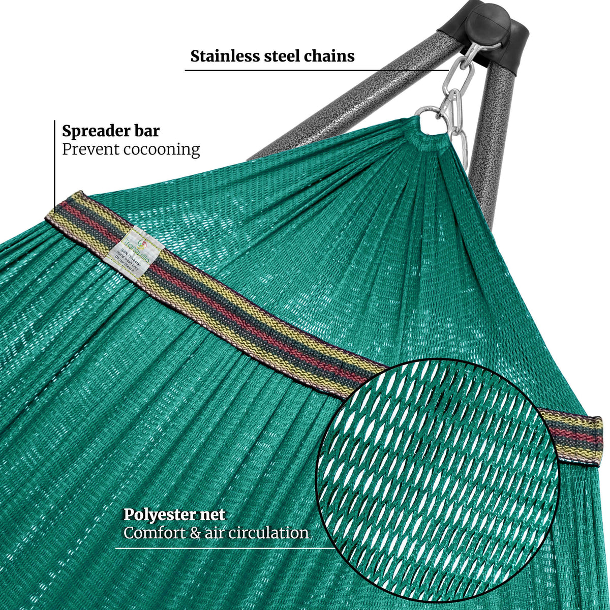 Tranquillo Comfort Set Original Hammock Stand for Ultimate Relaxation