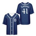 Faux Fake Full Button- Custom Jersey