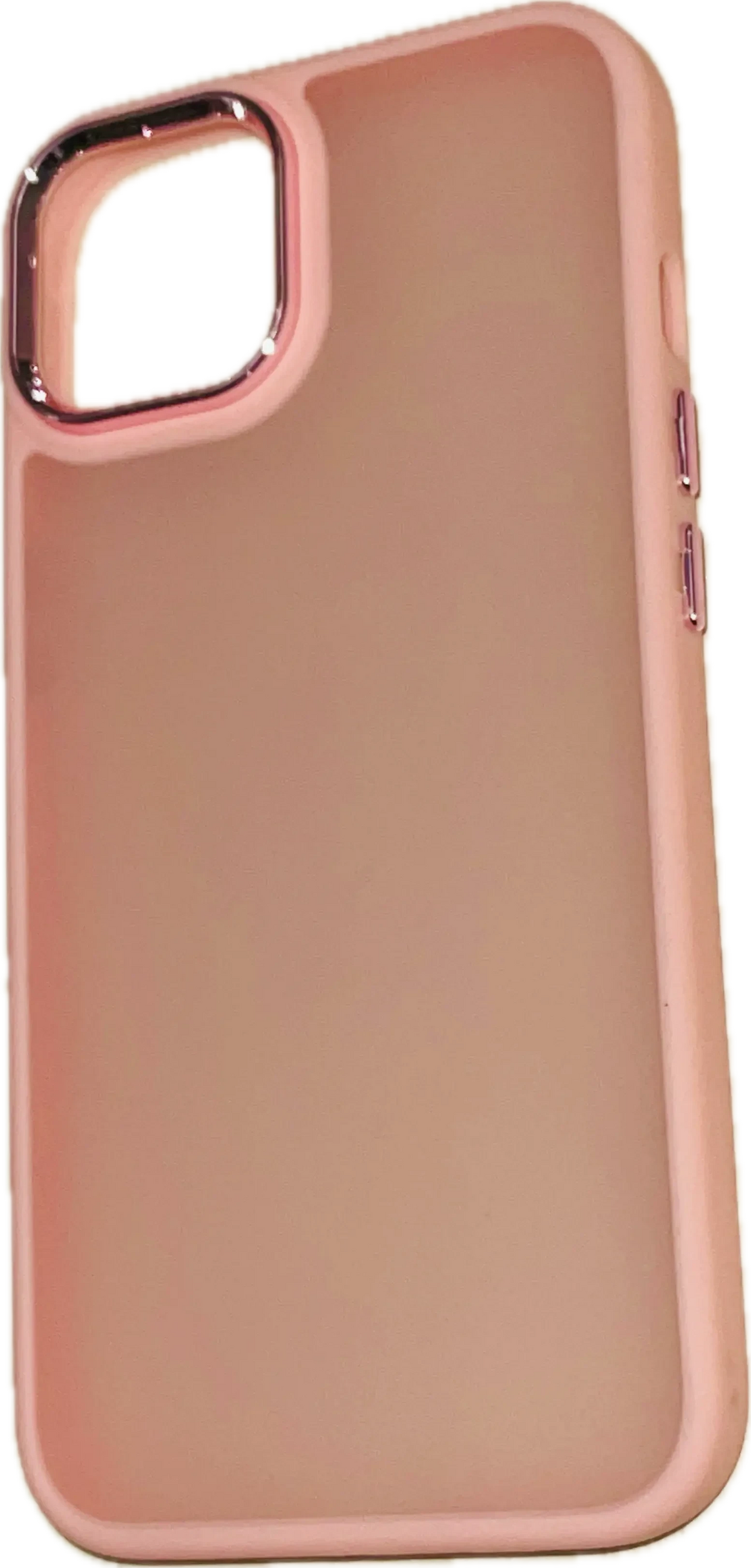 For iPhone 14 cases Matt Bumper Cases - Pink
