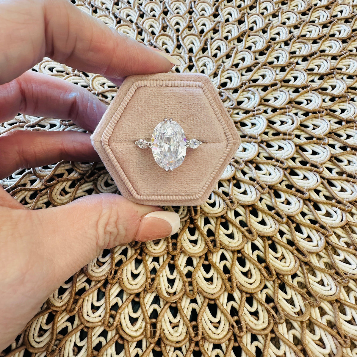 Isla Oval Marquise Ring